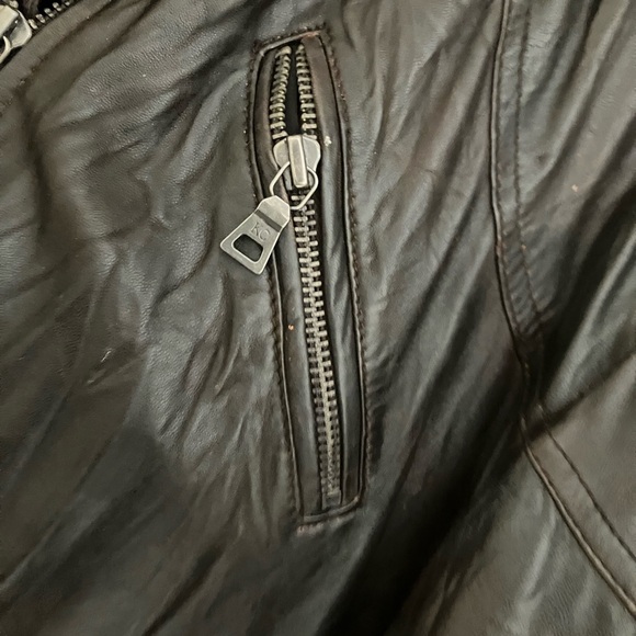 Vintage Kenneth Cole bomber leather jacket - Picture 5 of 12